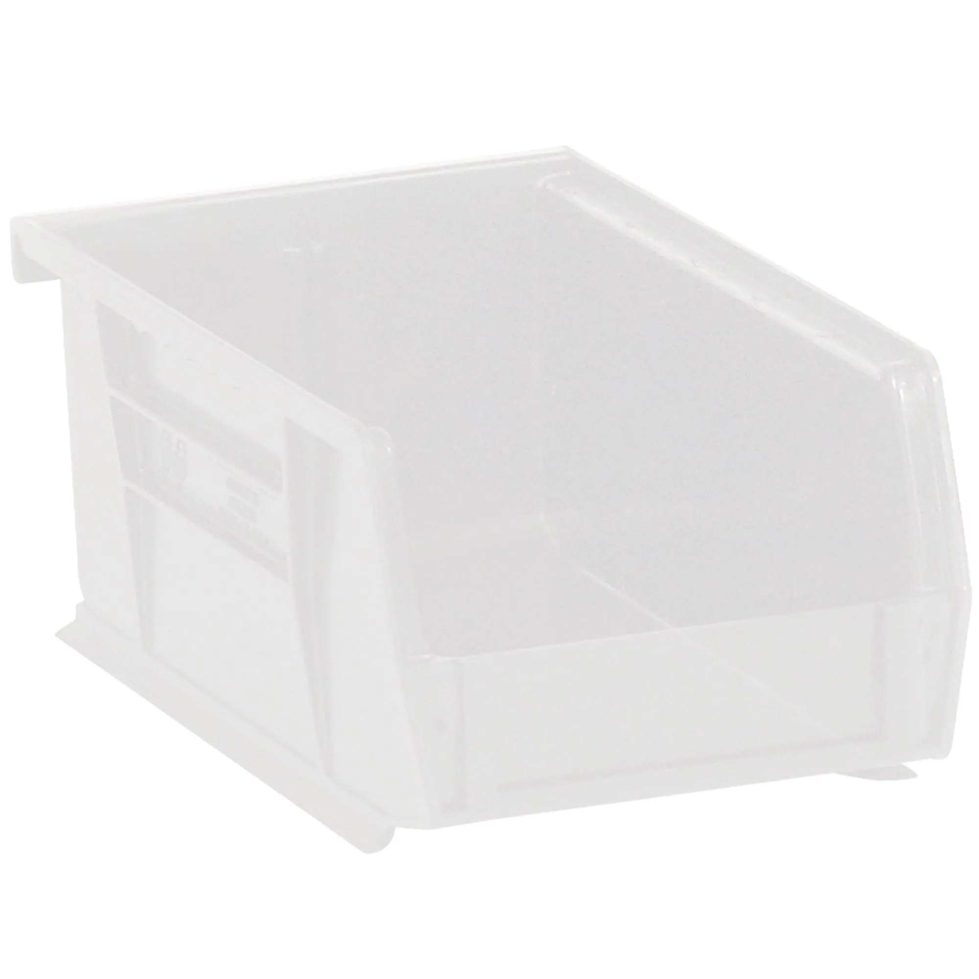 7 3/8 x 4 1/8 x 3" Clear Plastic Stack & Hang Bin Boxes