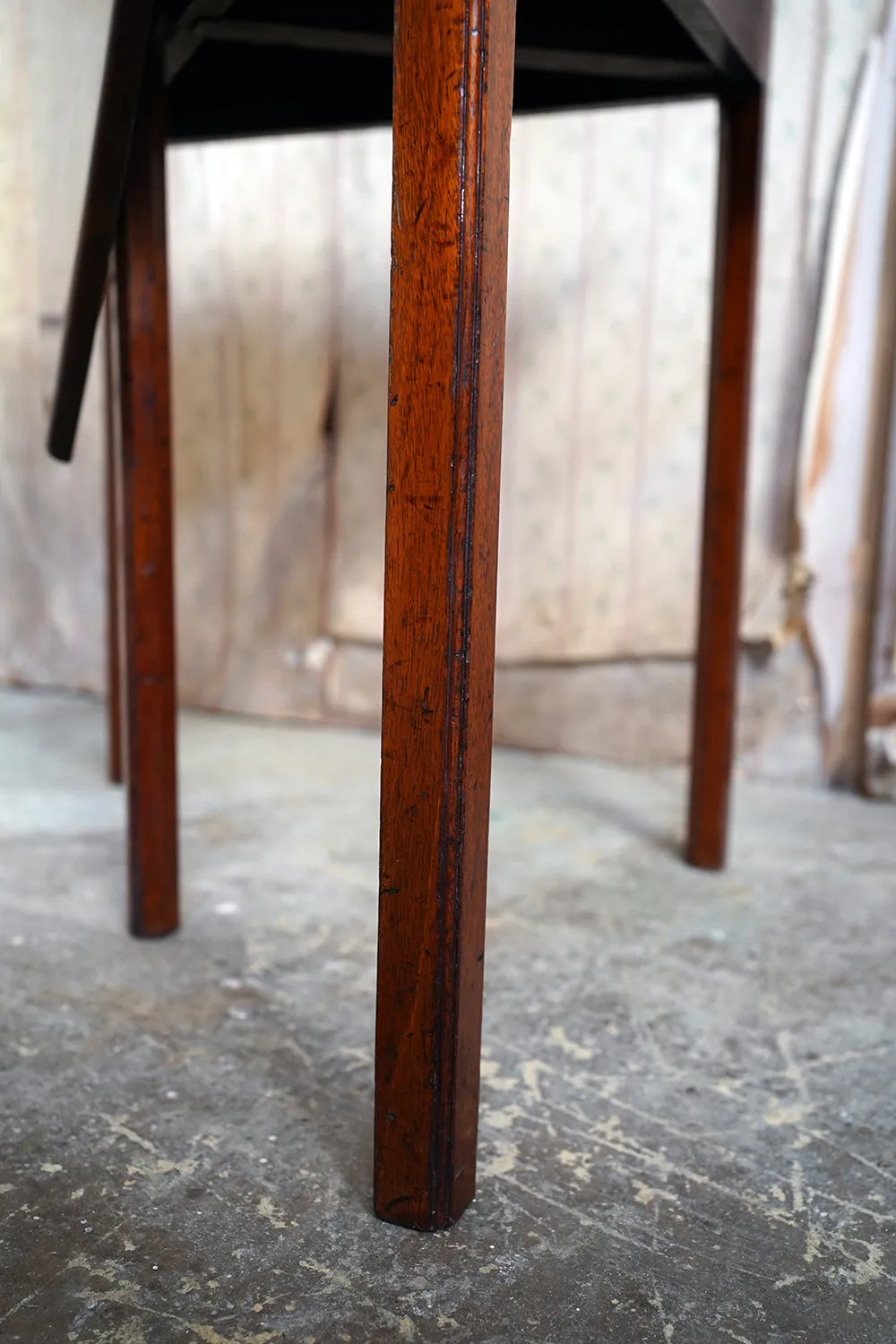A George III Mahogany Triangular Drop-Leaf Corner Table c.1760-70