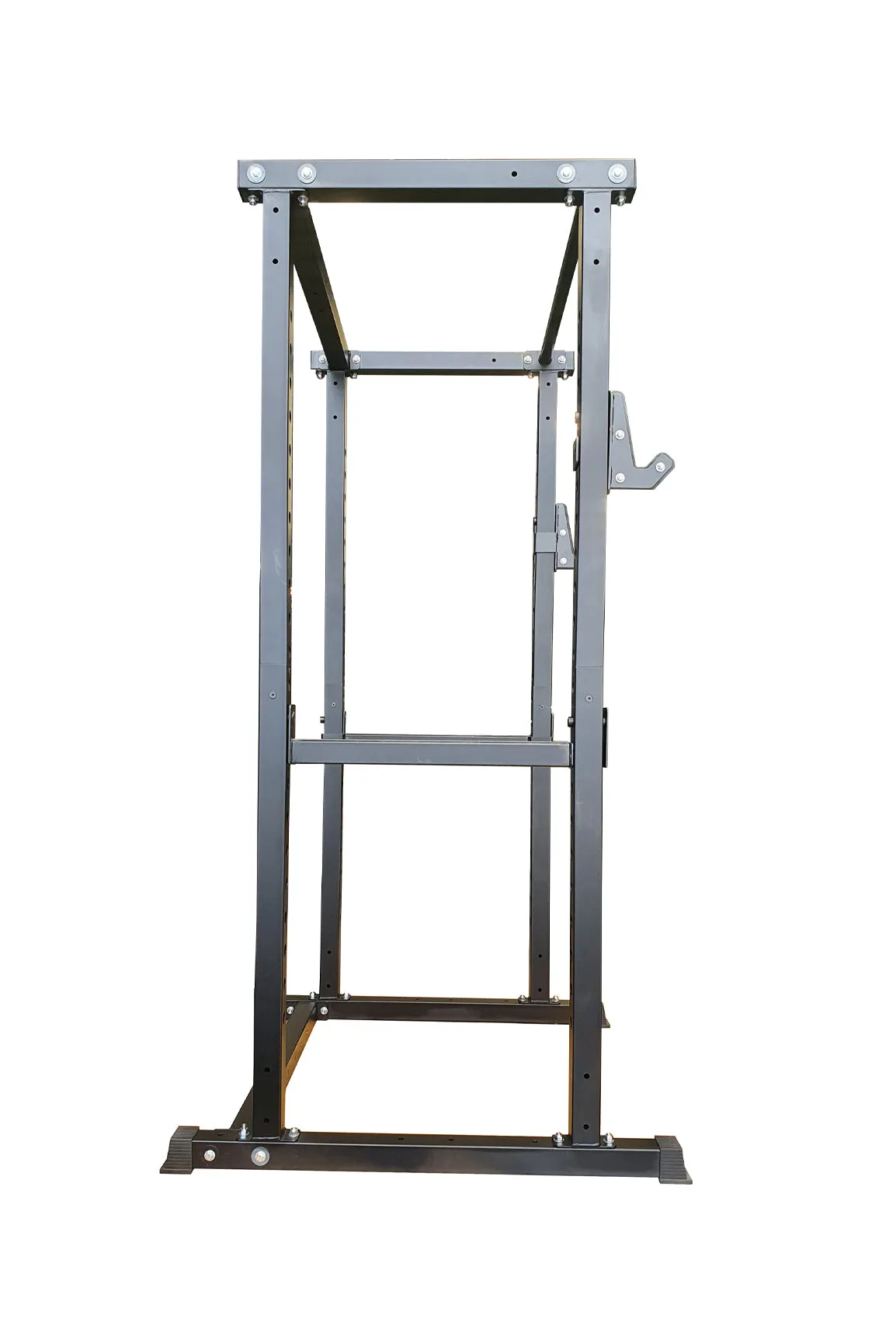 Body Iron CX44 Compact Power Rack Elite Set   120kg Olympic Barbell & Bumper Plate Set
