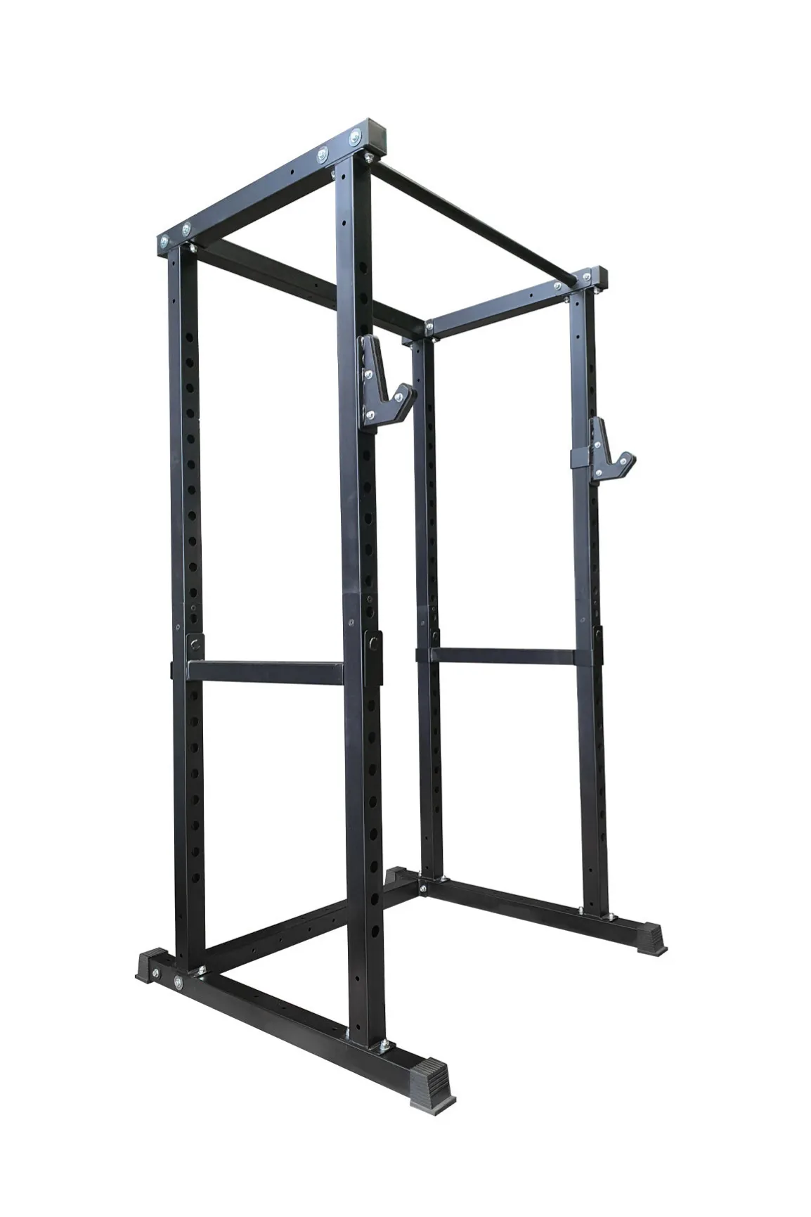 Body Iron CX44 Compact Power Rack Elite Set   120kg Olympic Barbell & Bumper Plate Set