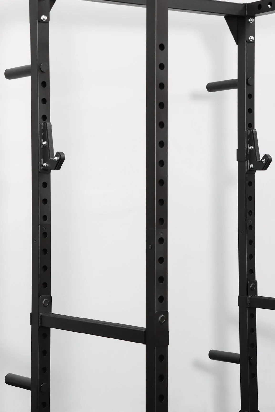 Body Iron CX44 Compact Power Rack Elite Set   120kg Olympic Barbell & Bumper Plate Set
