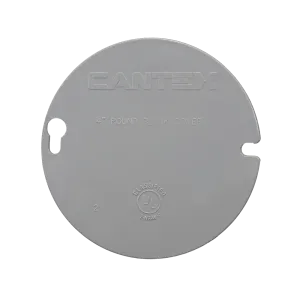 CANTEX  4 in. Round EZ BOX Blank Cover