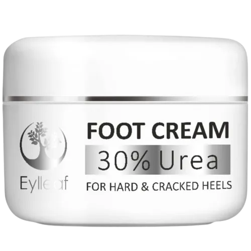 Eylleaf Urea 30% Foot Cream - Intensive Moisturising and Exfoliating Lotion for Dry, Cracked Heels and Diabetic Foot Care - 100 ml