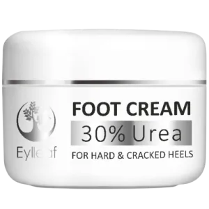 Eylleaf Urea 30% Foot Cream - Intensive Moisturising and Exfoliating Lotion for Dry, Cracked Heels and Diabetic Foot Care - 100 ml