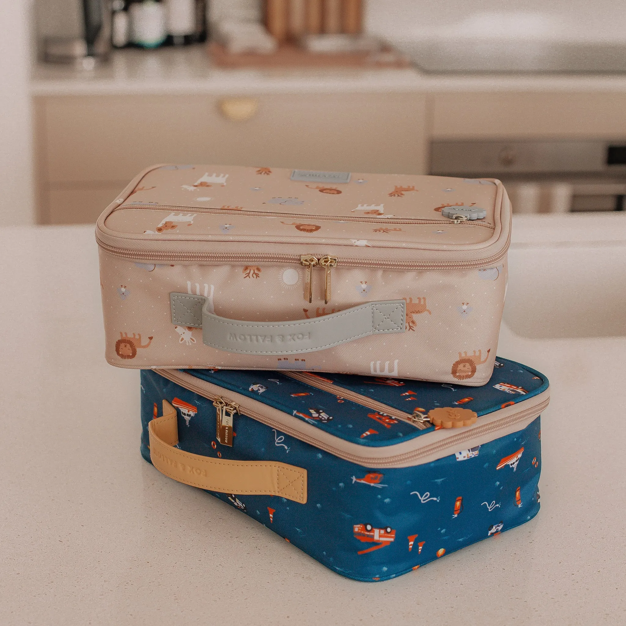 Fox & Fallow Insulated Lunch Bag - Welcome Party Animals
