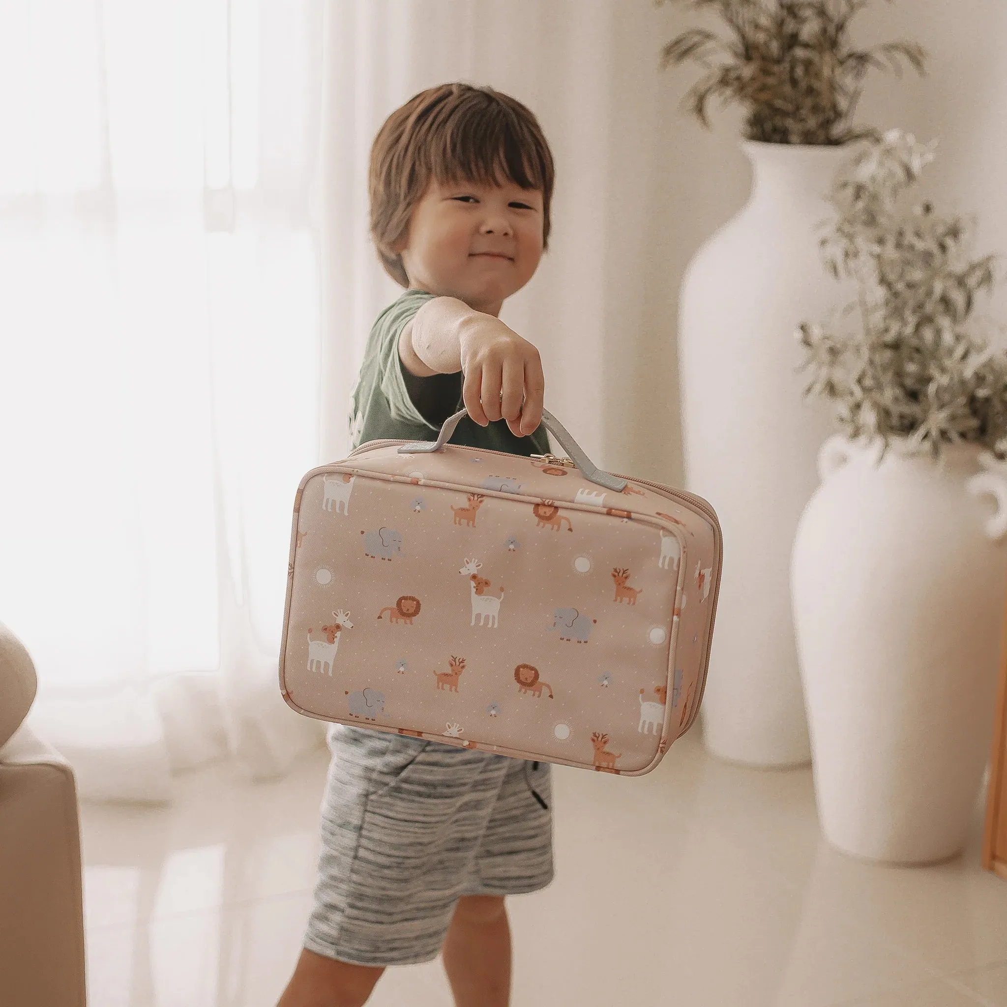 Fox & Fallow Insulated Lunch Bag - Welcome Party Animals