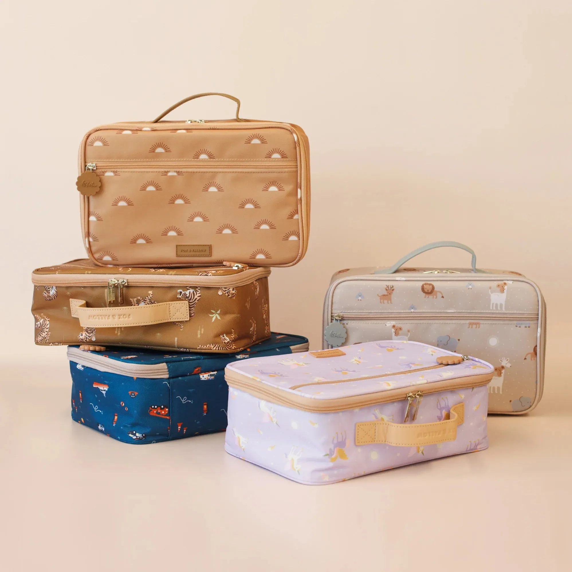 Fox & Fallow Insulated Lunch Bag - Welcome Party Animals