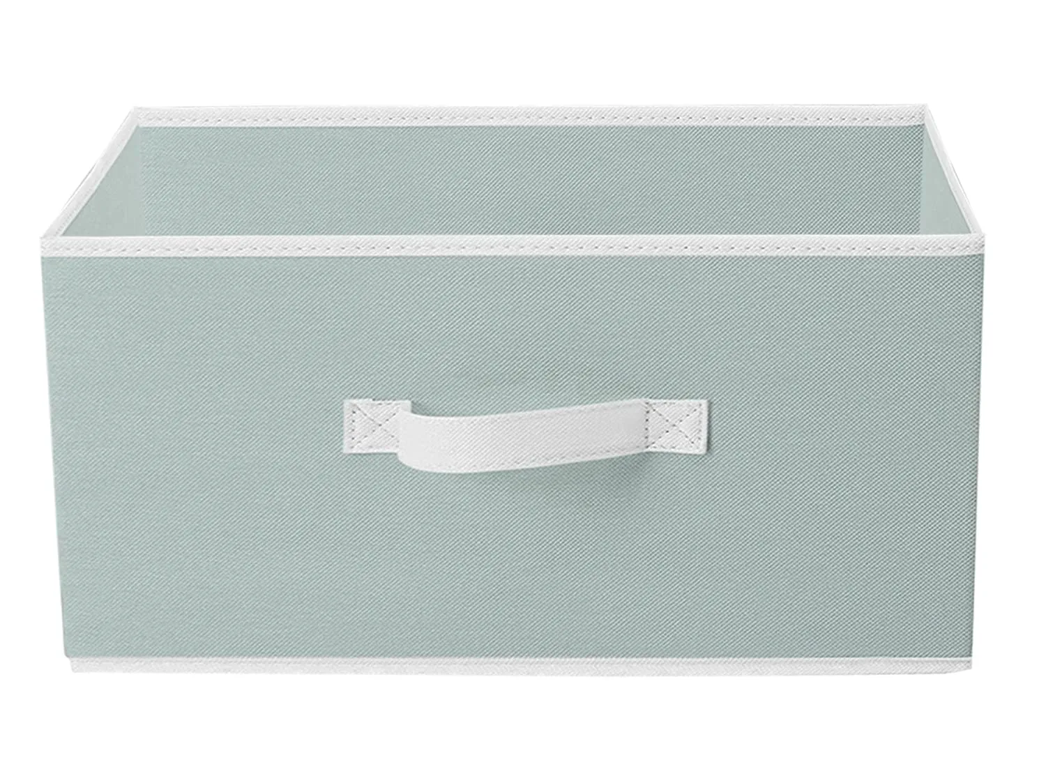 Kuber Industries Foldable Boxes For Storage (Pack of 3) - Multipurpose Storage Organizer For Clothes | Wardrobe | Closet | Toys | Books | Home - Undergarment Organizer Basket With Handle (Light Grey)