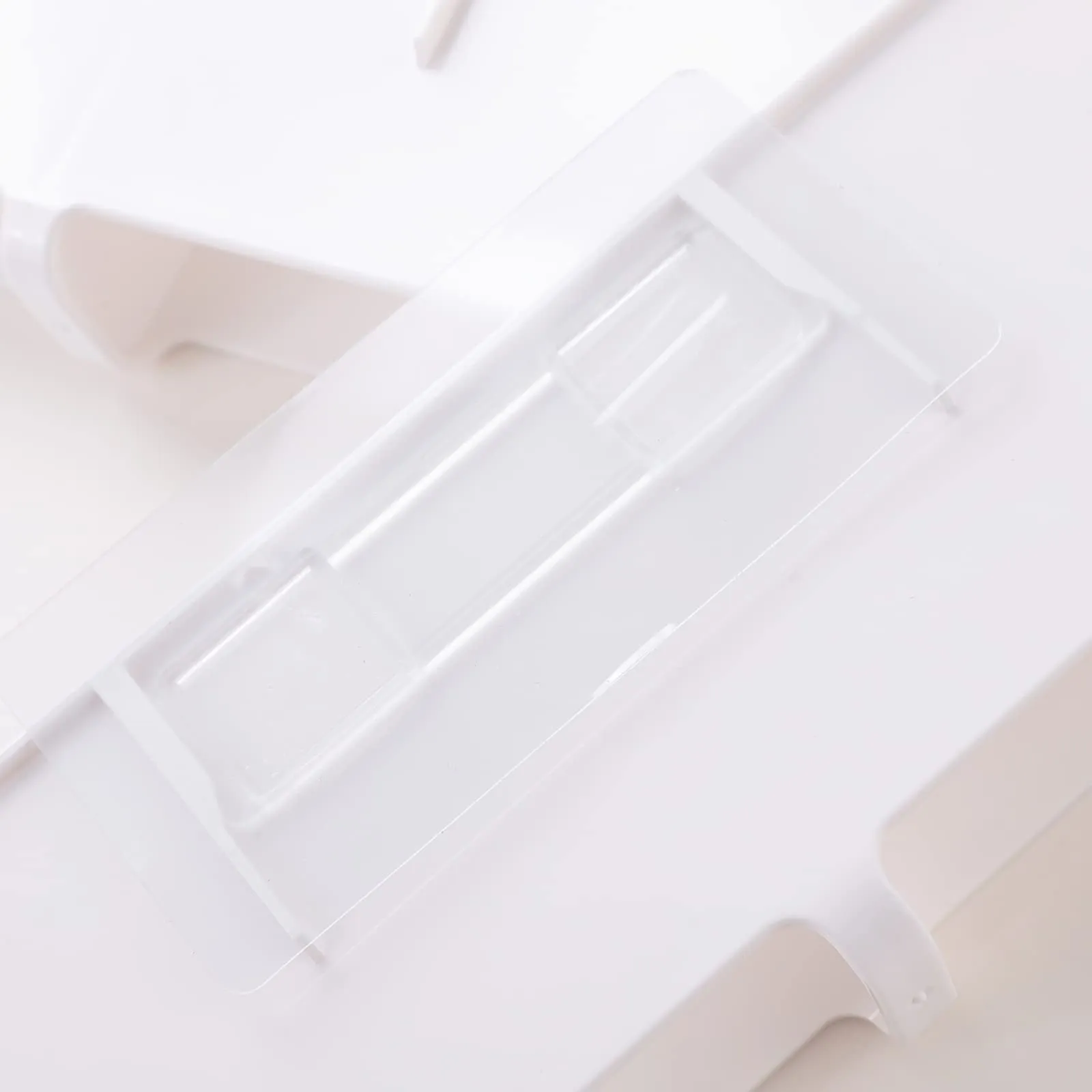 Kuber Industries Wall Mounted Shoe Rack for Home|Super Quality ABS/PVC|Compact & Durable|Self-Adhesive Unique Design|Shoe Stand for Bathroom & Bedroom|Set of 2|1354B|White(Pack of 2)