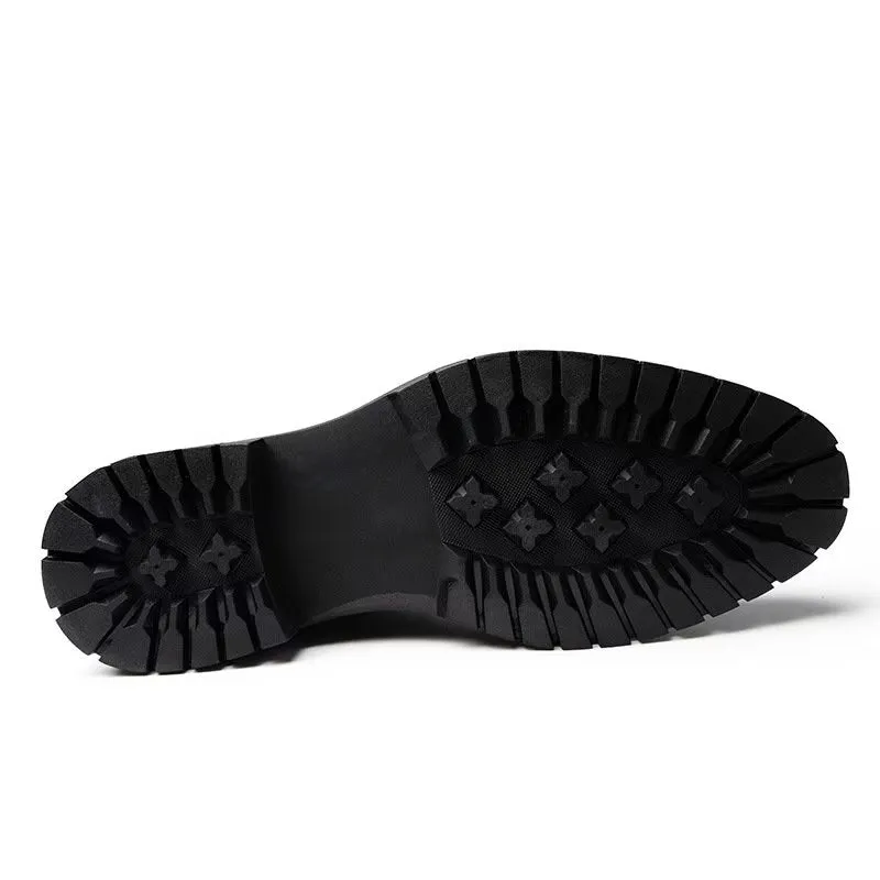 LuxeZip Genuine Leather Zipper Boots