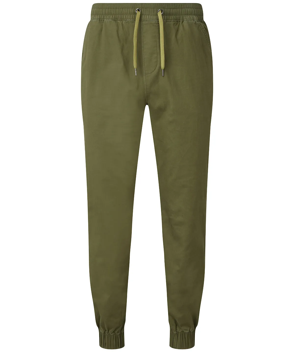 Olive - Men's twill jogger