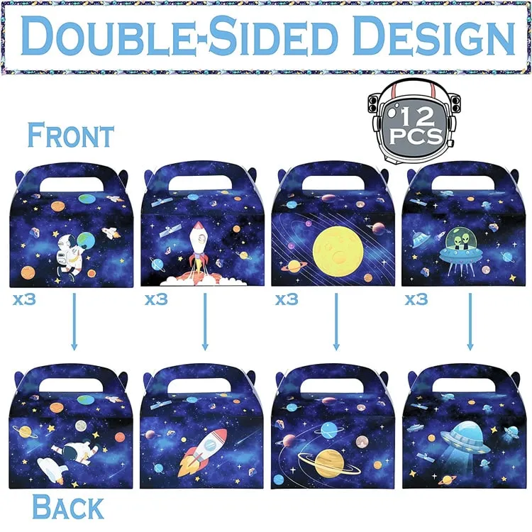 Party Favor Box | Outer Space | 12 Pcs
