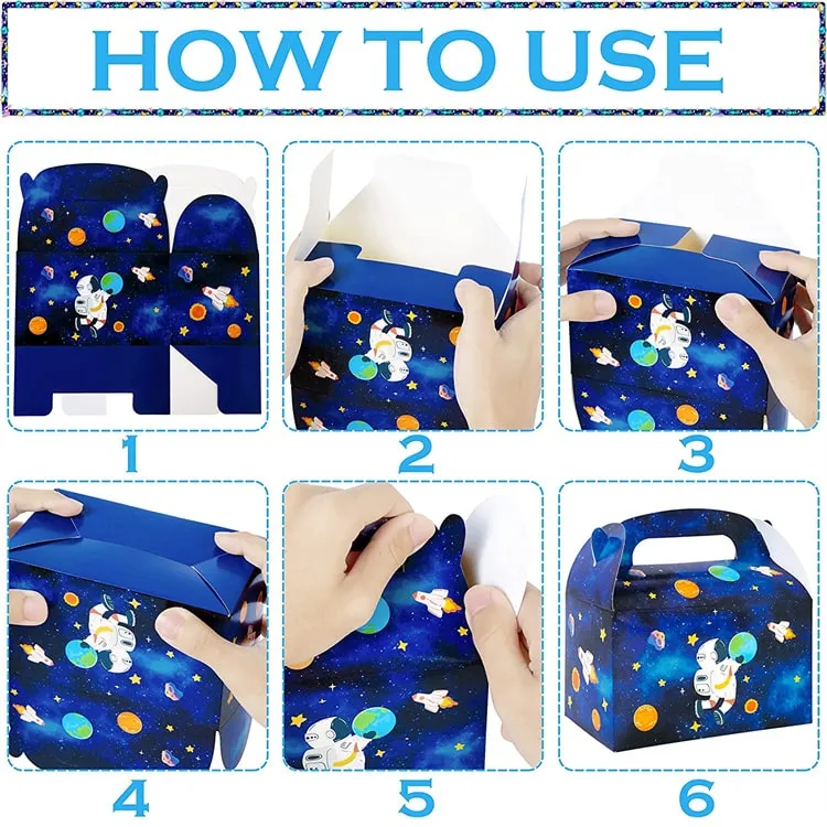 Party Favor Box | Outer Space | 12 Pcs