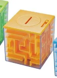 THINKMAX Kids Money Saving Puzzle Maze Box Pink