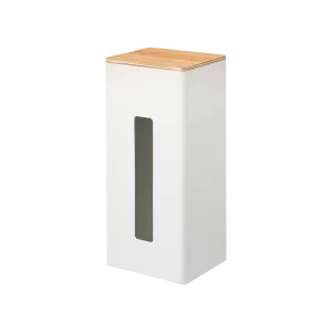 Two-Sided Tissue Case - Steel   Wood